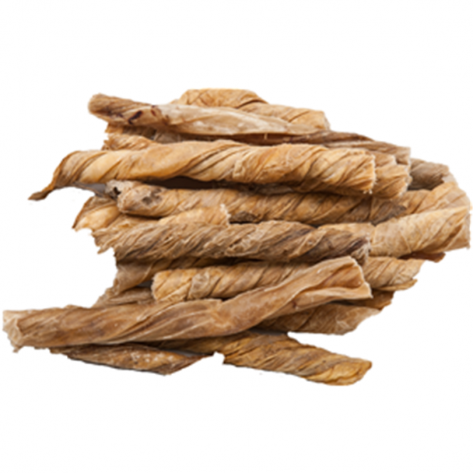 Classic Dog Snack Kälberblasen gedreht