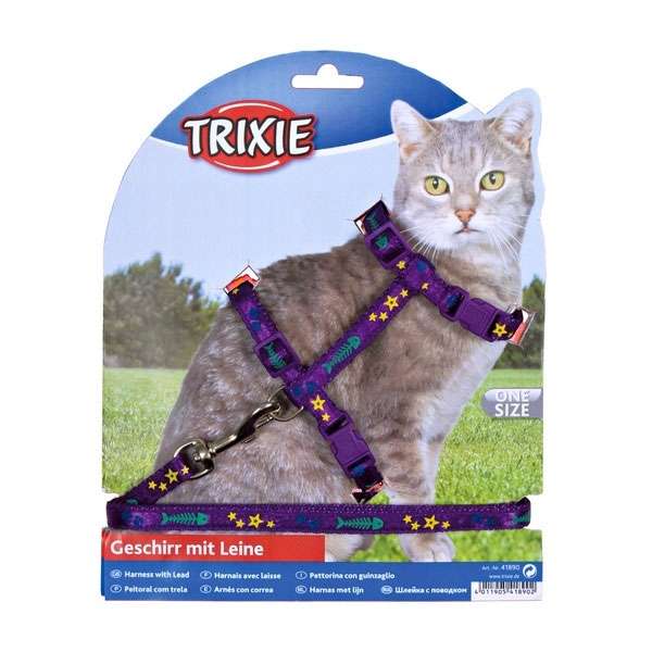 Trixie Katzen-Garnitur Motivband Ansicht 2