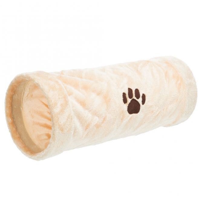 Trixie Crunch Plüschtunnel 60 cm Beige