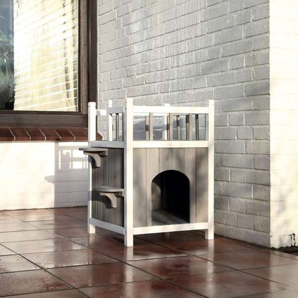 Trixie Katzenhaus Cat's Home mit Balkon Ansicht 3