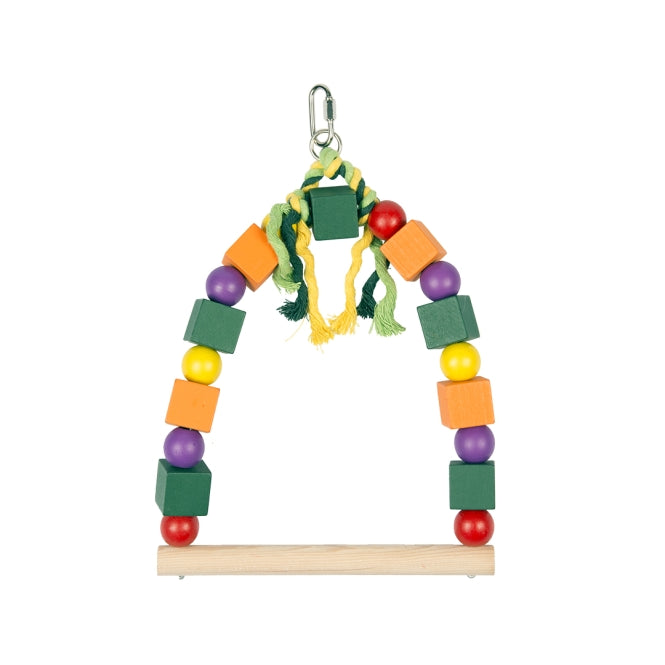Duvoplus bunte Vogelschaukel 20x29cm