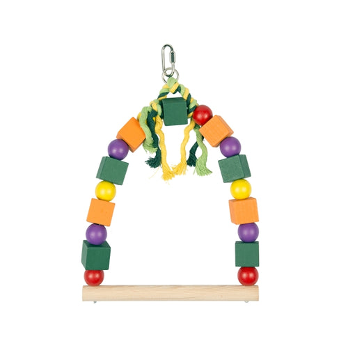 Duvoplus bunte Vogelschaukel 20x29cm