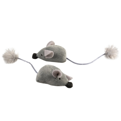 Duvoplus Cat Toy Cushy Mäuse grau