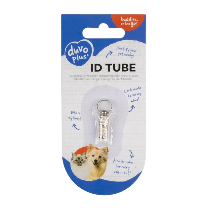 Duvoplus Adressanhänger Silber Verpackung