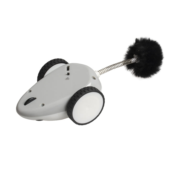 Duvoplus Cat Toy Race n chase Maus - weiss
