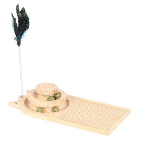 Duvoplus Cat Toy Spin & Scratch