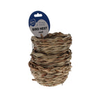 Duvoplus Schilfnest für Vögel - 3 Stück