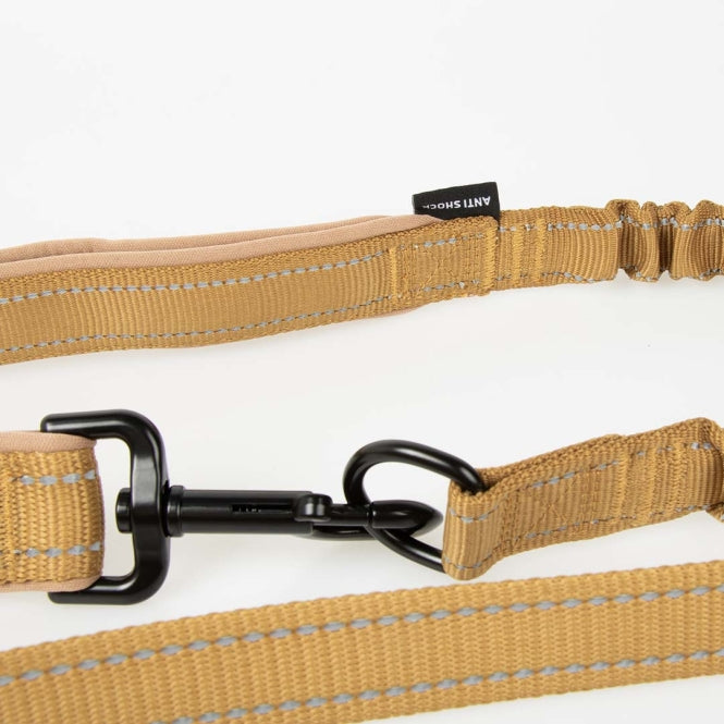 Duvoplus EXPLOR Ultimate Fit 2in1 Leine honey gold Detail