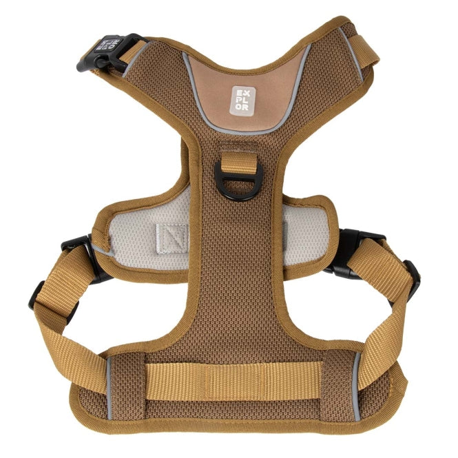 Duvoplus EXPLOR Ultimate Fit No-Pull-Geschirr honey gold Detail