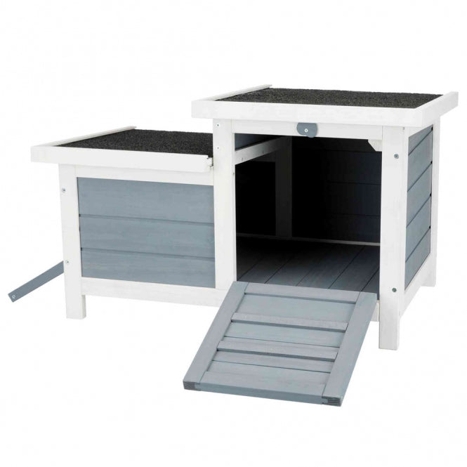 Trixie Natura Kleintierhaus grau weiss