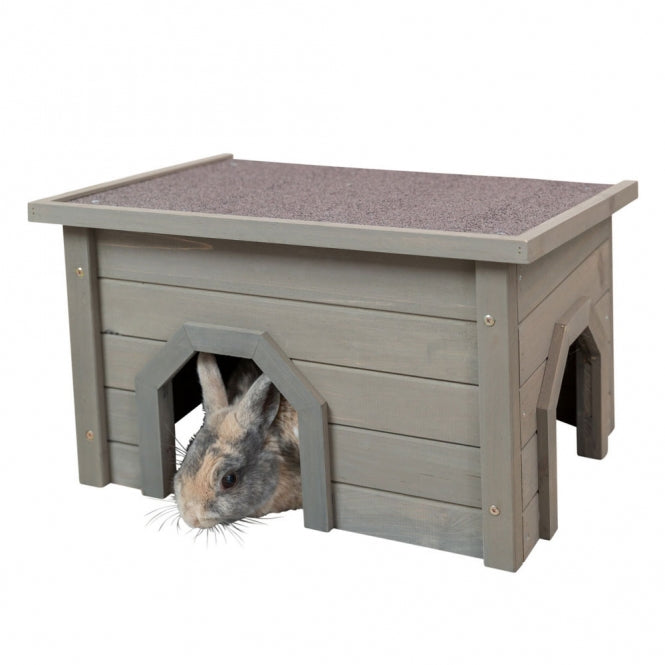 Trixie Natura Kleintierhaus grau-gruen 50x30x37cm