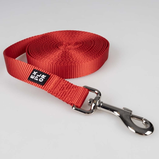 Duvoplus EXPLOR Trackingleine Classic flach - rot