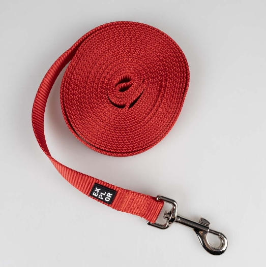 Duvoplus EXPLOR Trackingleine Classic flach - rot