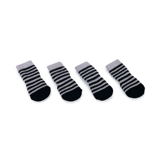 Karlie Doggy Socks Hundesocken 4er Set Schwarz Grau