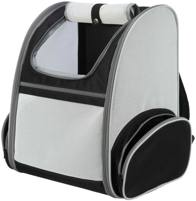 Trixie Rucksack Chloe Hellgrau-Schwarz