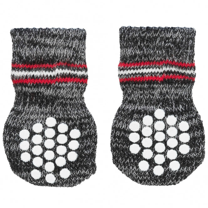 Trixie Hundesocken Grau